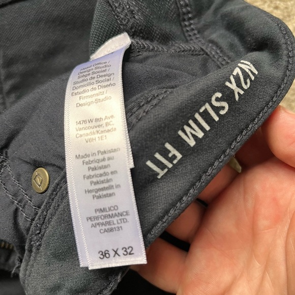 Mens DUER N2X No Sweat Pants Size 36x32 Navy Blue - Picture 5 of 9